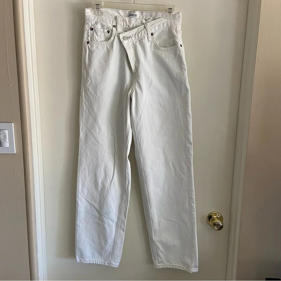 AGOLDE Criss Cross Wide Leg Jeans - Picture 8 of 14